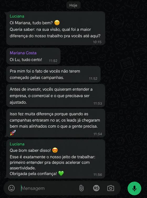 Conversa com Mariana Costa
